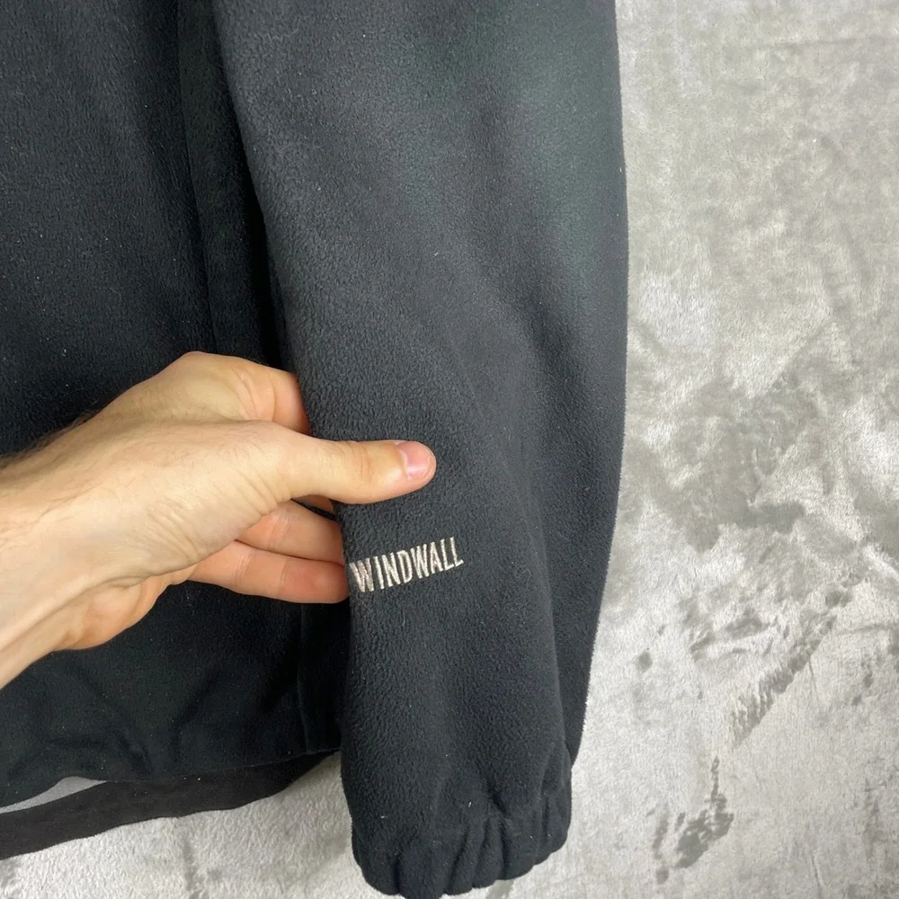 The North Face Windwall Fleece Jacket Mens XL Black Full Zip Fall 2007
